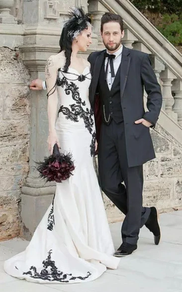 Black wedding dress |Ellen Bridals